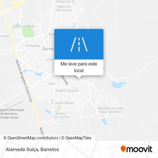 Alameda Suíça mapa