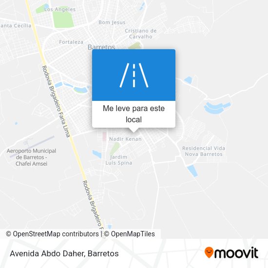 Avenida Abdo Daher mapa