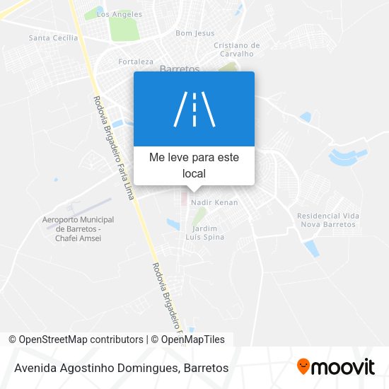 Avenida Agostinho Domingues mapa