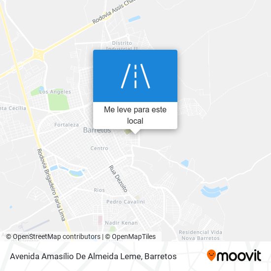 Avenida Amasílio De Almeida Leme mapa