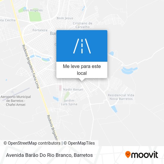 Avenida Barão Do Rio Branco mapa