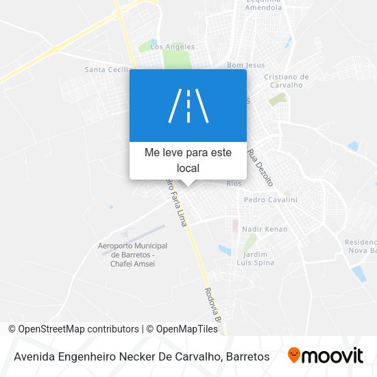 Avenida Engenheiro Necker De Carvalho mapa