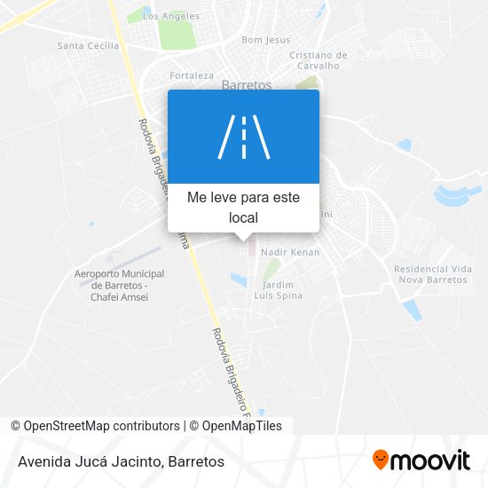 Avenida Jucá Jacinto mapa