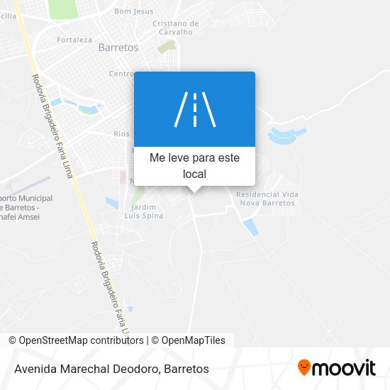 Avenida Marechal Deodoro mapa