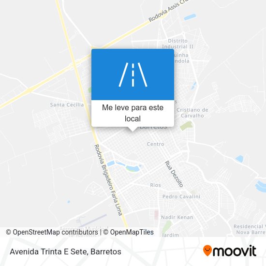 Avenida Trinta E Sete mapa