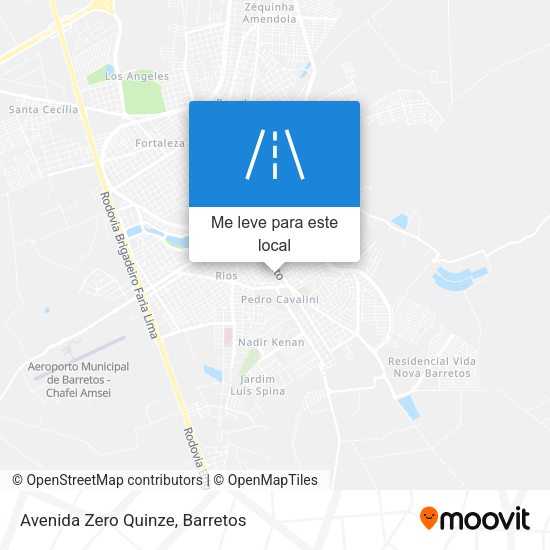 Avenida Zero Quinze mapa
