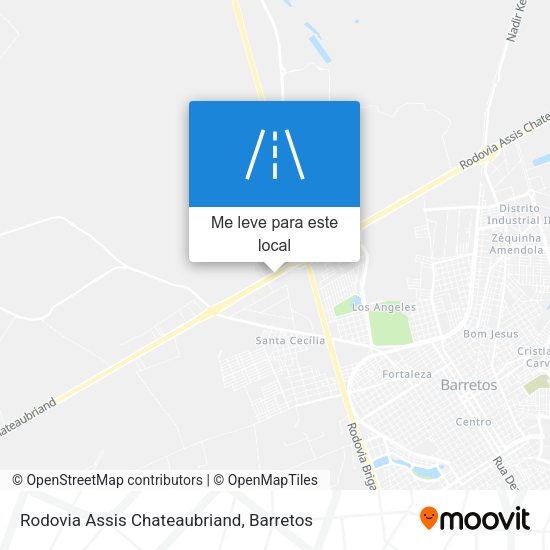Rodovia Assis Chateaubriand mapa