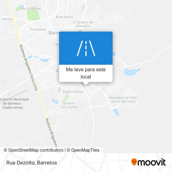 Rua Dezoito mapa