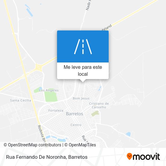 Rua Fernando De Noronha mapa