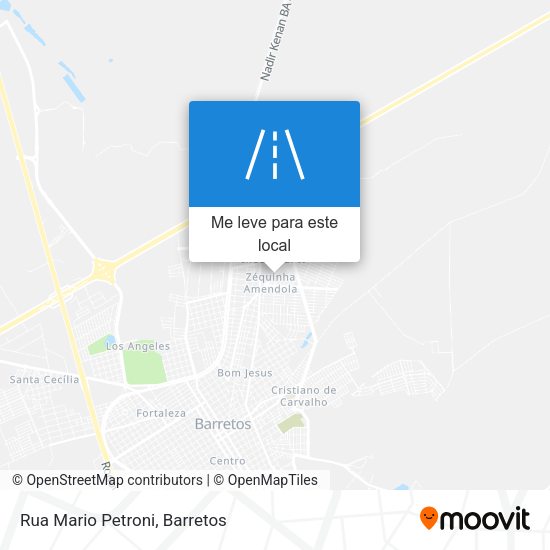 Rua Mario Petroni mapa