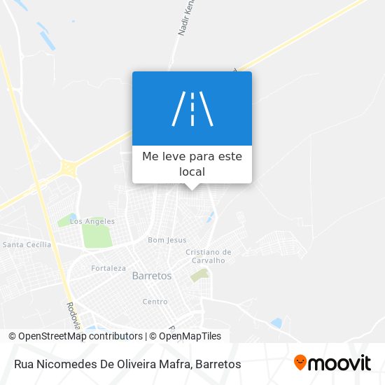 Rua Nicomedes De Oliveira Mafra mapa