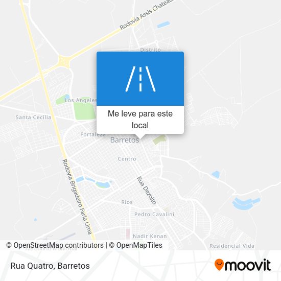 Rua Quatro mapa