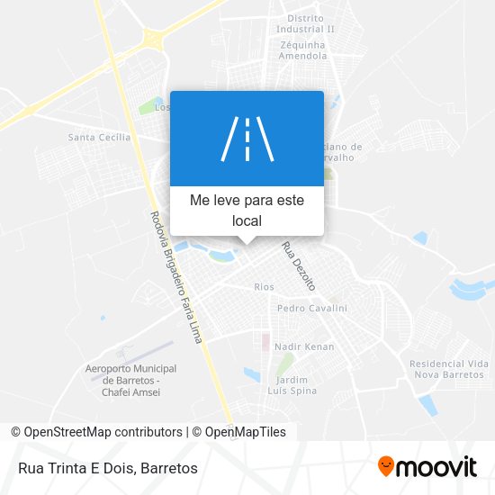 Rua Trinta E Dois mapa
