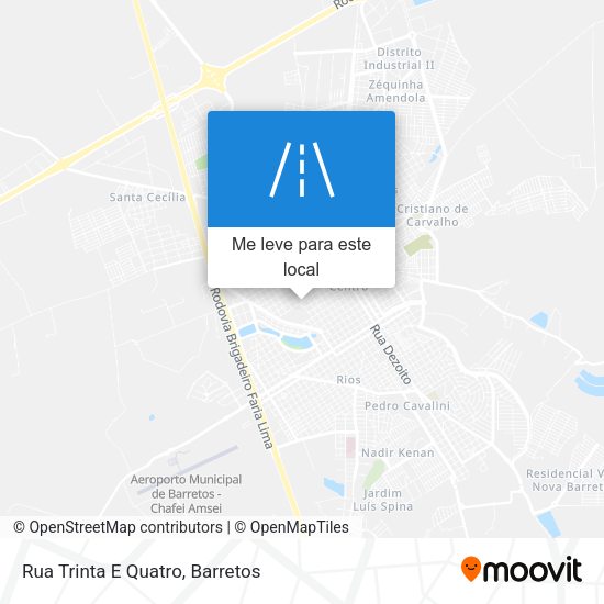 Rua Trinta E Quatro mapa