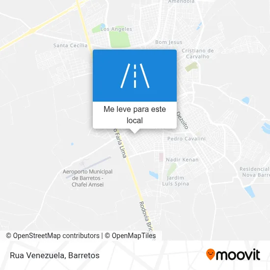 Rua Venezuela mapa