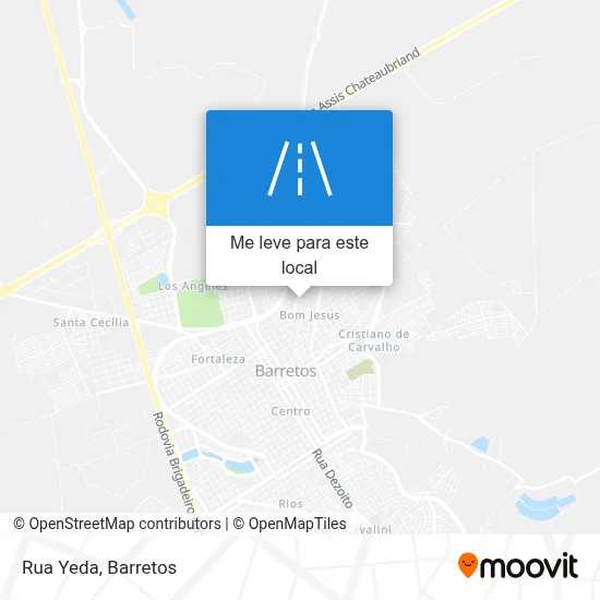 Rua Yeda mapa