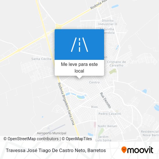 Travessa José Tiago De Castro Neto mapa