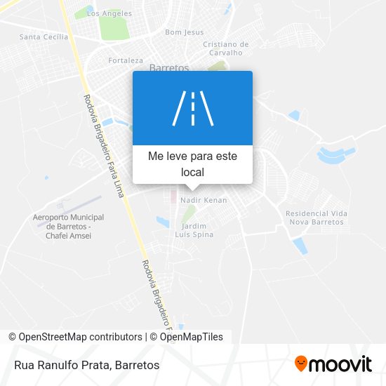 Rua Ranulfo Prata mapa