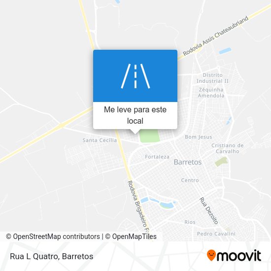 Rua L Quatro mapa