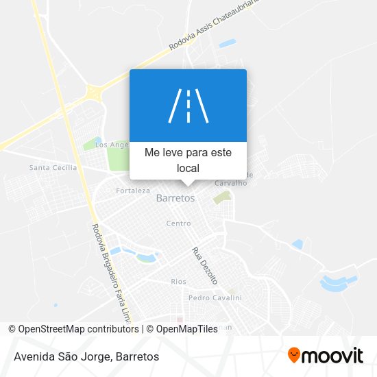 Avenida São Jorge mapa