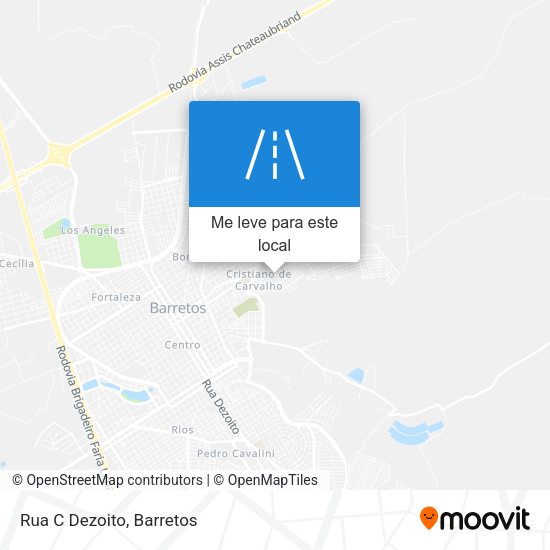 Rua C Dezoito mapa