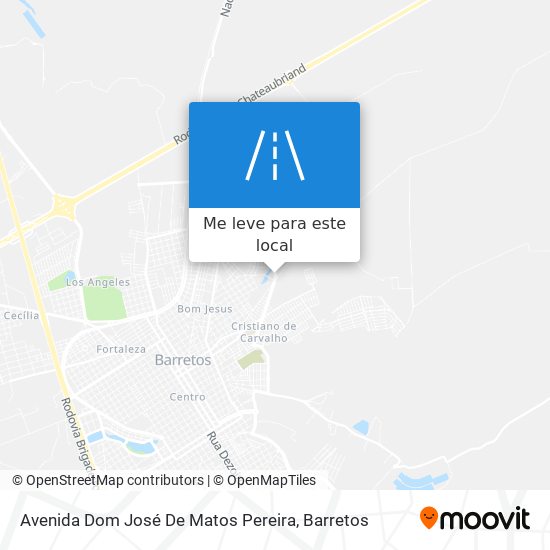 Avenida Dom José De Matos Pereira mapa