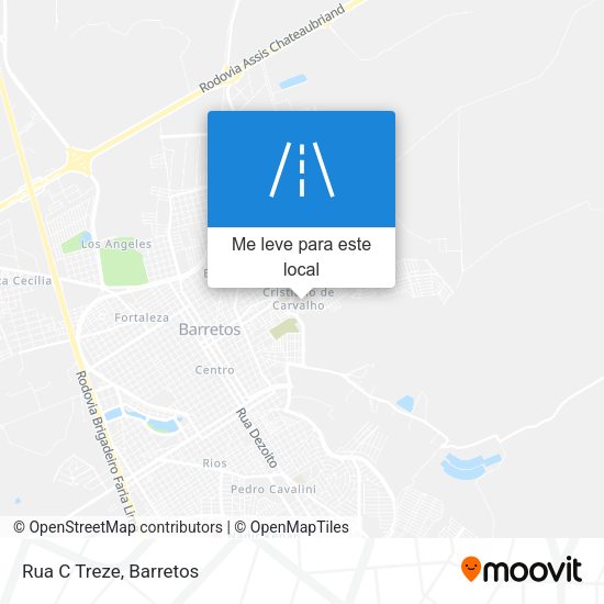 Rua C Treze mapa