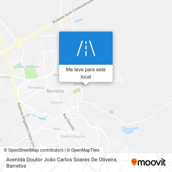 Avenida Doutor João Carlos Soares De Oliveira mapa
