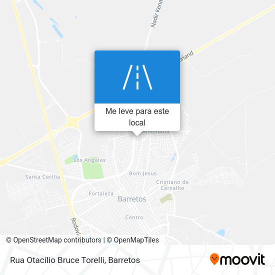 Rua Otacílio Bruce Torelli mapa