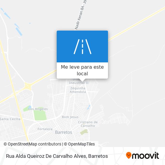 Rua Alda Queiroz De Carvalho Alves mapa