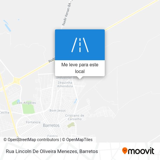 Rua Lincoln De Oliveira Menezes mapa