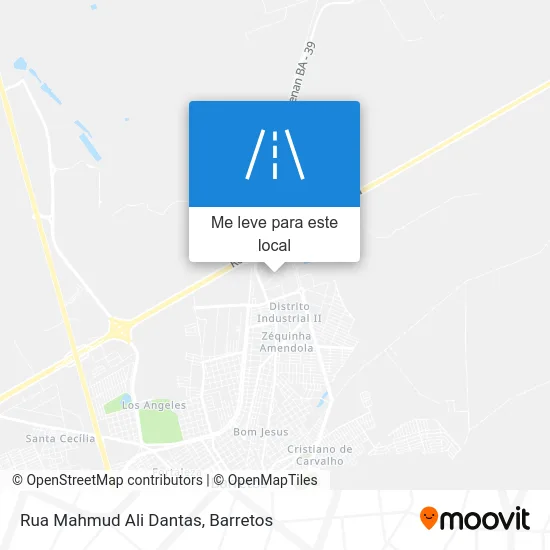 Rua Mahmud Ali Dantas mapa