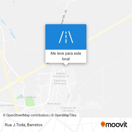 Rua J.Toda mapa