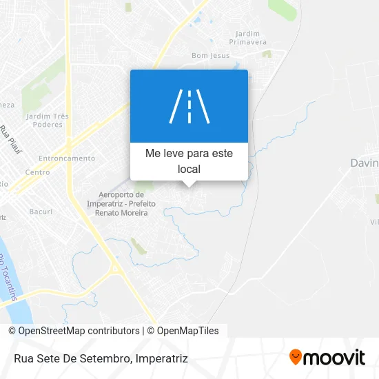 Rua Sete De Setembro mapa