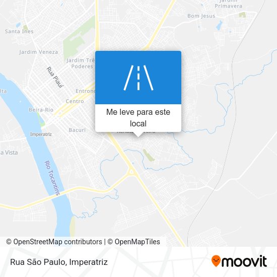 Rua São Paulo mapa