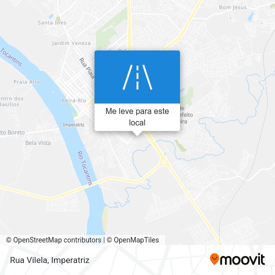 Rua Vilela mapa