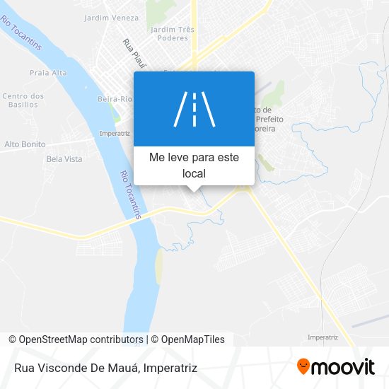 Rua Visconde De Mauá mapa