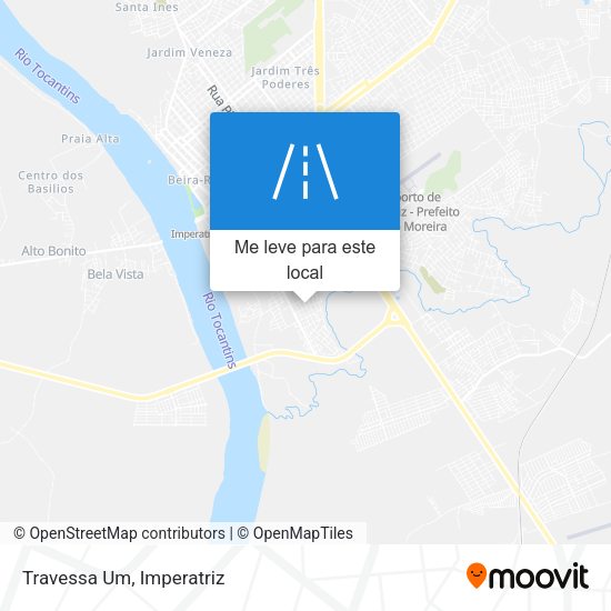 Travessa Um mapa
