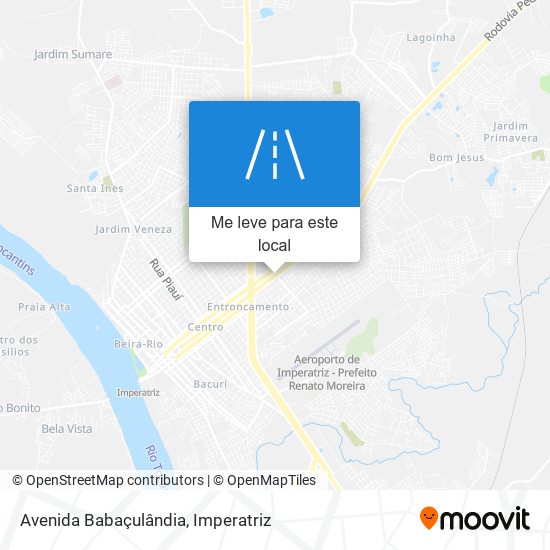 Avenida Babaçulândia mapa