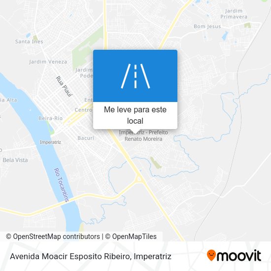 Avenida Moacir Esposito Ribeiro mapa