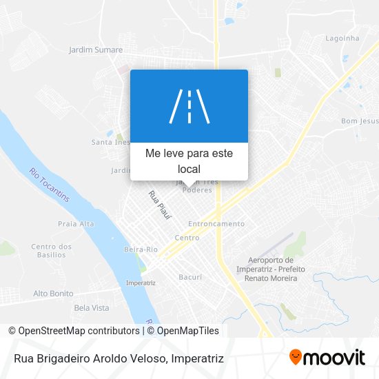 Rua Brigadeiro Aroldo Veloso mapa