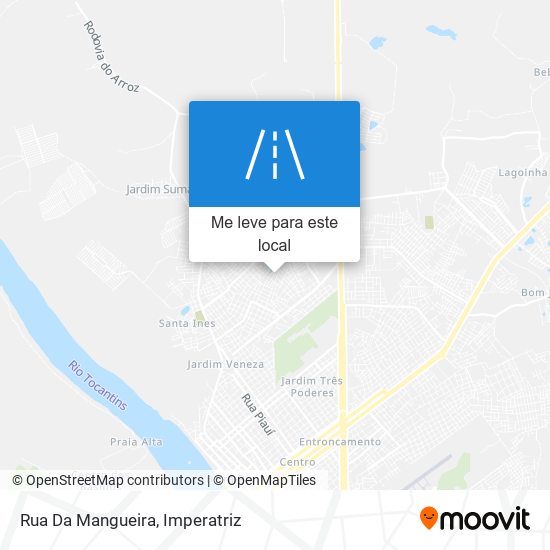 Rua Da Mangueira mapa