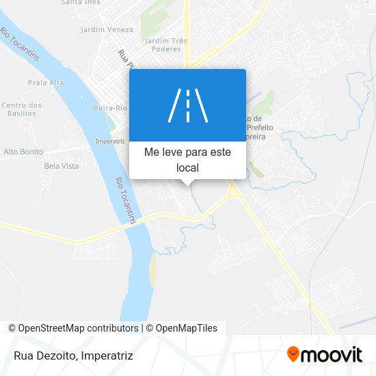 Rua Dezoito mapa