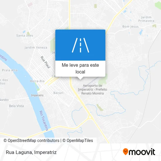 Rua Laguna mapa