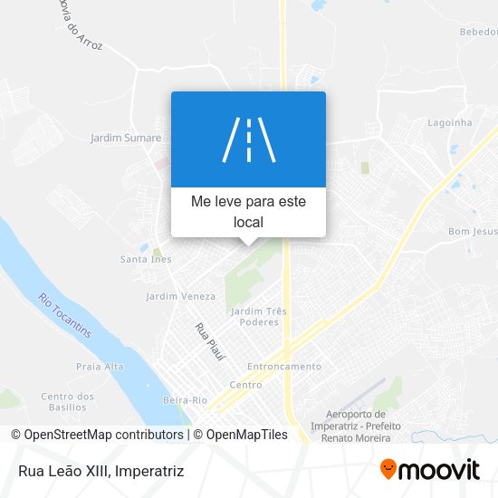 Rua Leão XIII mapa