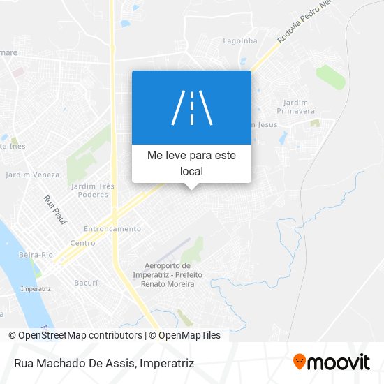 Rua Machado De Assis mapa