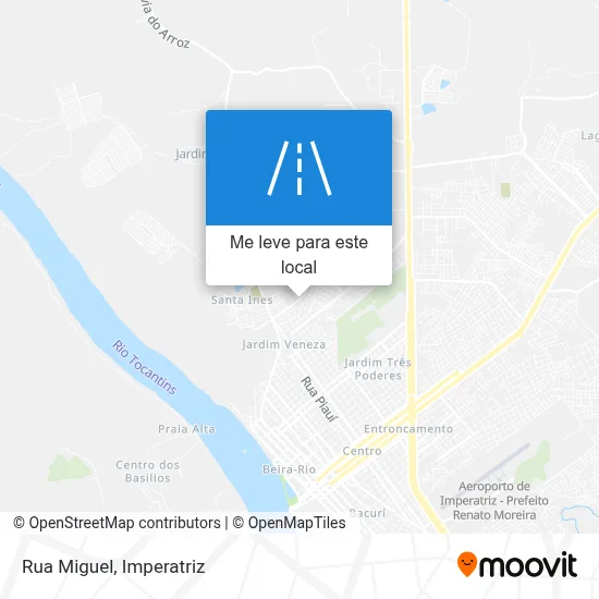 Rua Miguel mapa