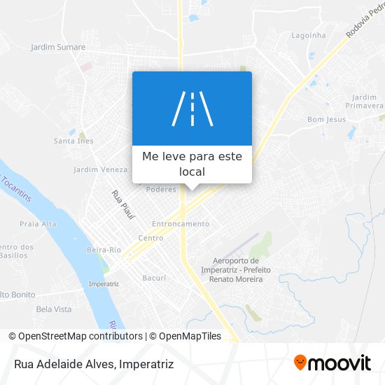 Rua Adelaide Alves mapa