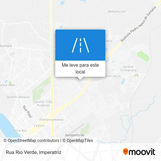 Rua Rio Verde mapa