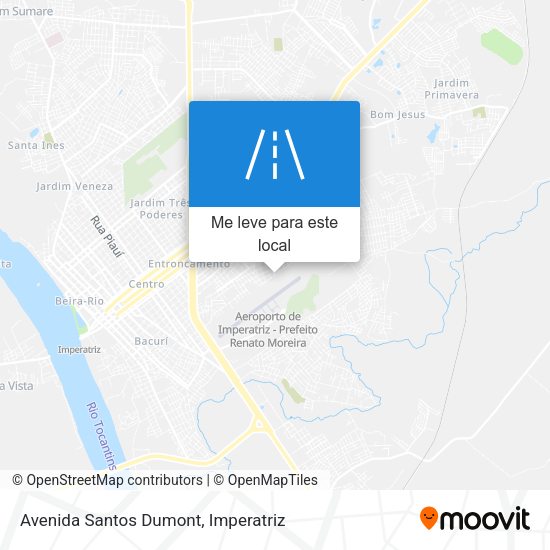 Avenida Santos Dumont mapa